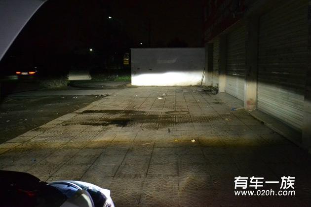 马自达CX-5改装奥迪A6拆车大灯 5500K色温氙气灯