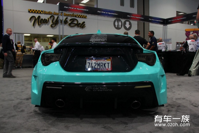 2014 SEMA：马力怪兽斯巴鲁BRZ化身小清新