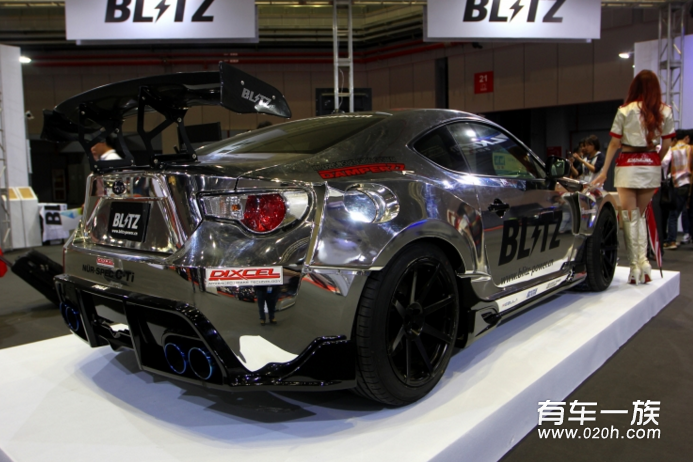 BLITZ霸气武装丰田862015GT Show登场