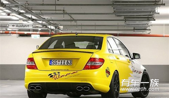 白黄对半 WIMMER RST改奔驰C63 AMG