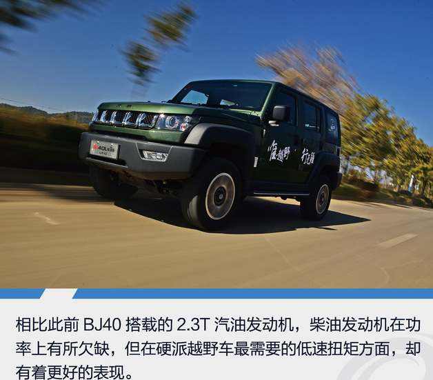 北京BJ40柴油版动力怎么样？BJ40柴油动力评测