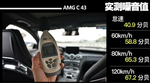 奔驰C43 AMG车噪多少？奔驰C43 AMG车内噪音大吗？