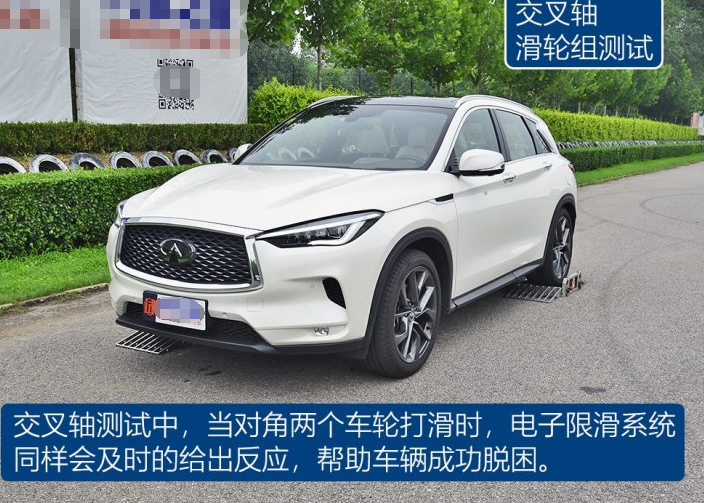 2018新款QX50四驱交叉轴测试