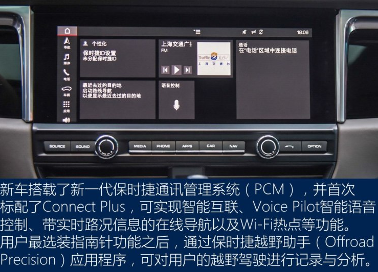 2018款保时捷Macan通讯管理系统介绍