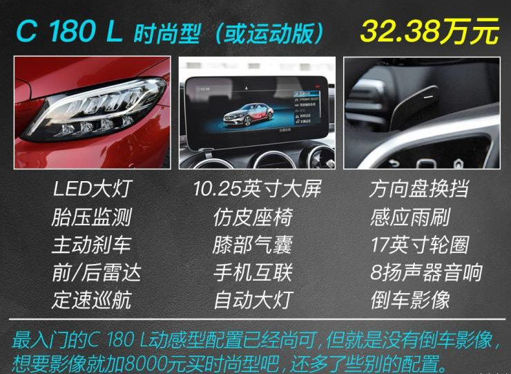 2019款奔驰C180L时尚型和运动版好不好?