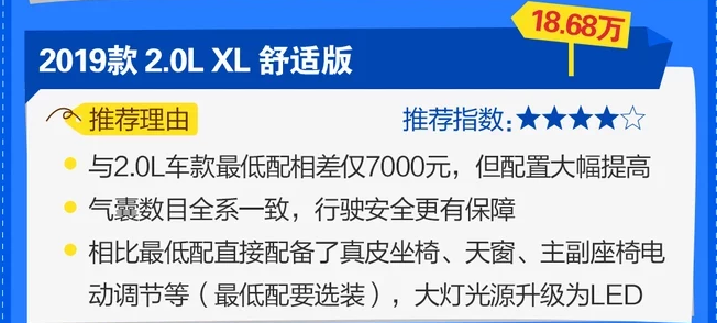 2019款天籁买哪款好？2019全新天籁哪款值得买？