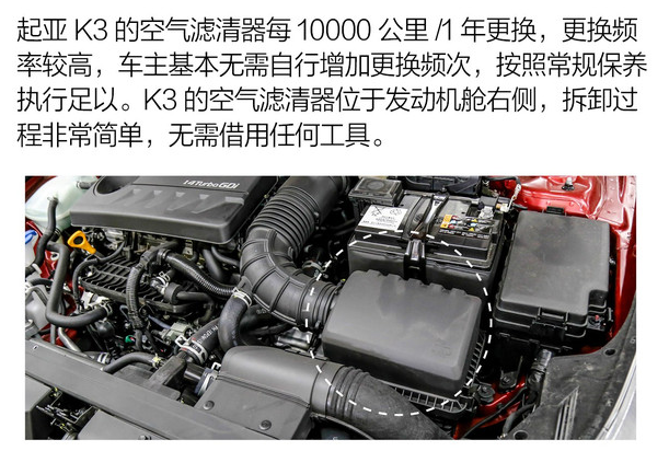 2019款起亚K3怎么更换空气滤清器?K3空气滤芯更换教程