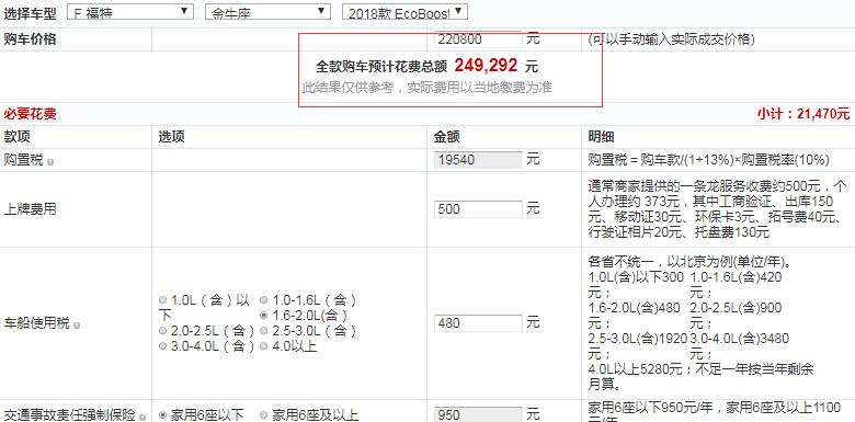 金牛座国六版时尚型全款花费多少钱？