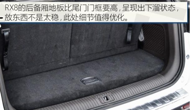 2019款荣威RX8后备厢尺寸参数 后备厢使用表现如何？