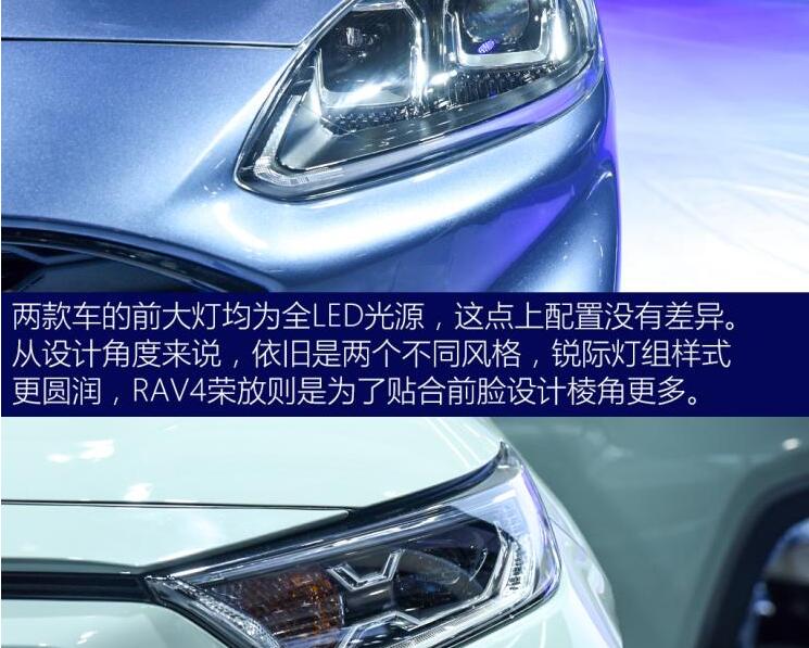 福特锐际对比RAV4荣放哪个外观更加好看？